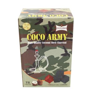 Coco Army Coconut Charcoal (72 pieces - Cubes)