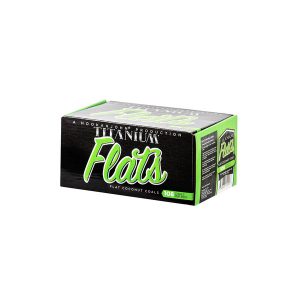 12 Pack (12 x 108 Piece boxes of Titanium FLATS Hookah Coals)