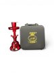 Al Fakher Glass Hookah - Red