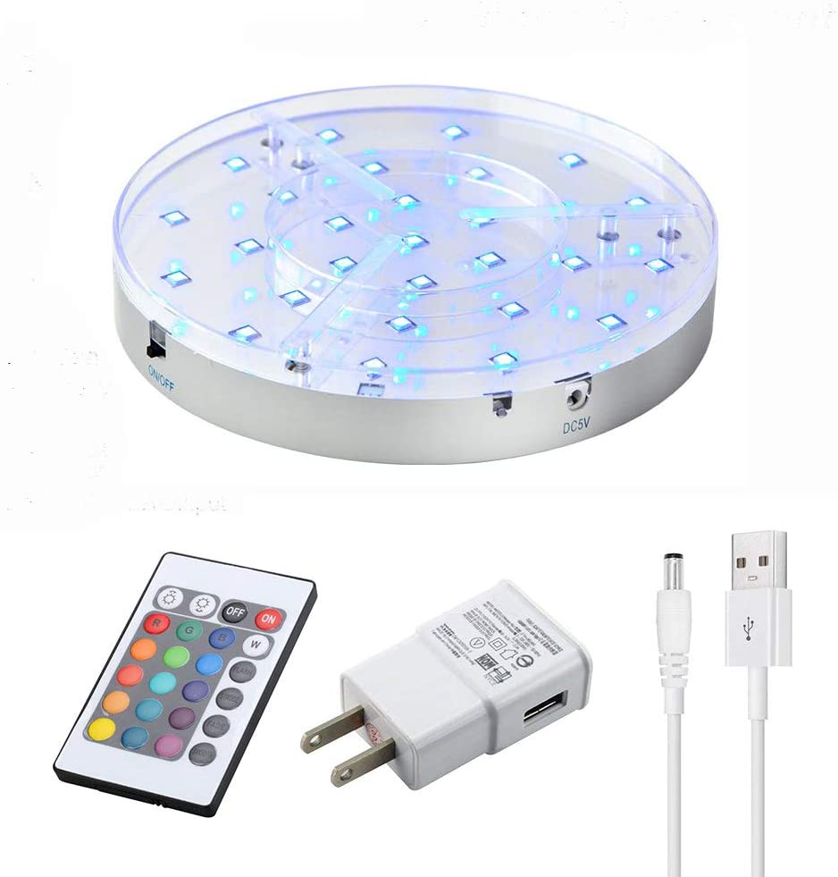LED-hookah-light-1 LED Rechargeable Light Coaster - 8 Inches - Image 1