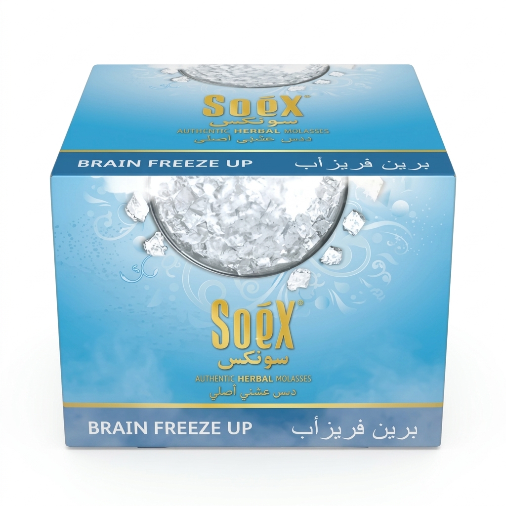 soex-herbal-shisha-brain-freeze-up-1 Soex Herbal Shisha – 250 Grams (Brain Freeze Up) - Image 1