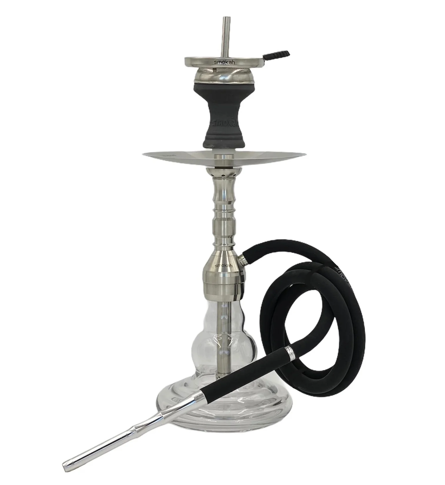 smokah-gamma-hookah-stainless-steel-black Smokah Gamma Hookah - Stainless Steel - Image 1