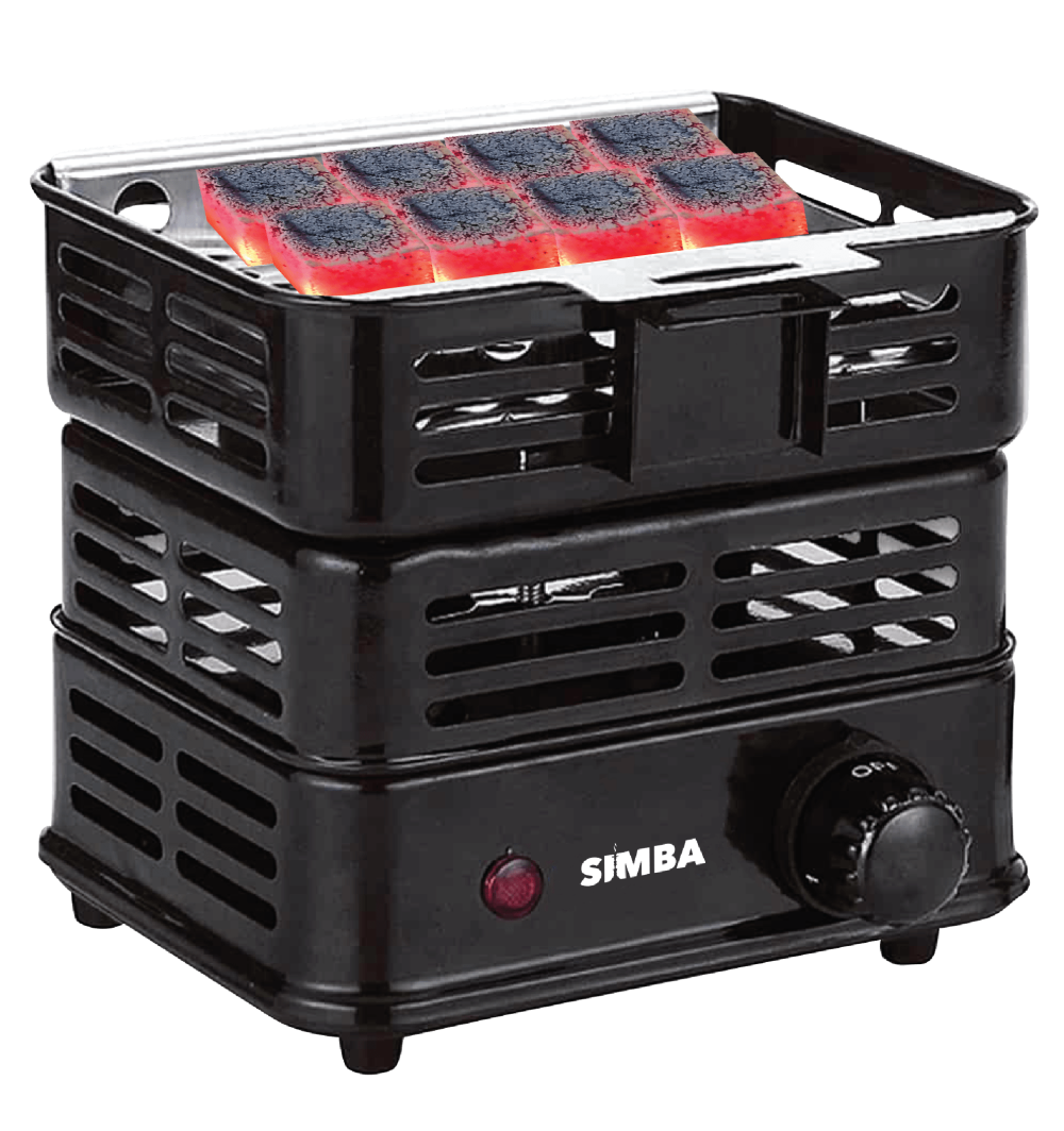 SIMBA Large Party Charcoal Burner - 1000W - Image 1