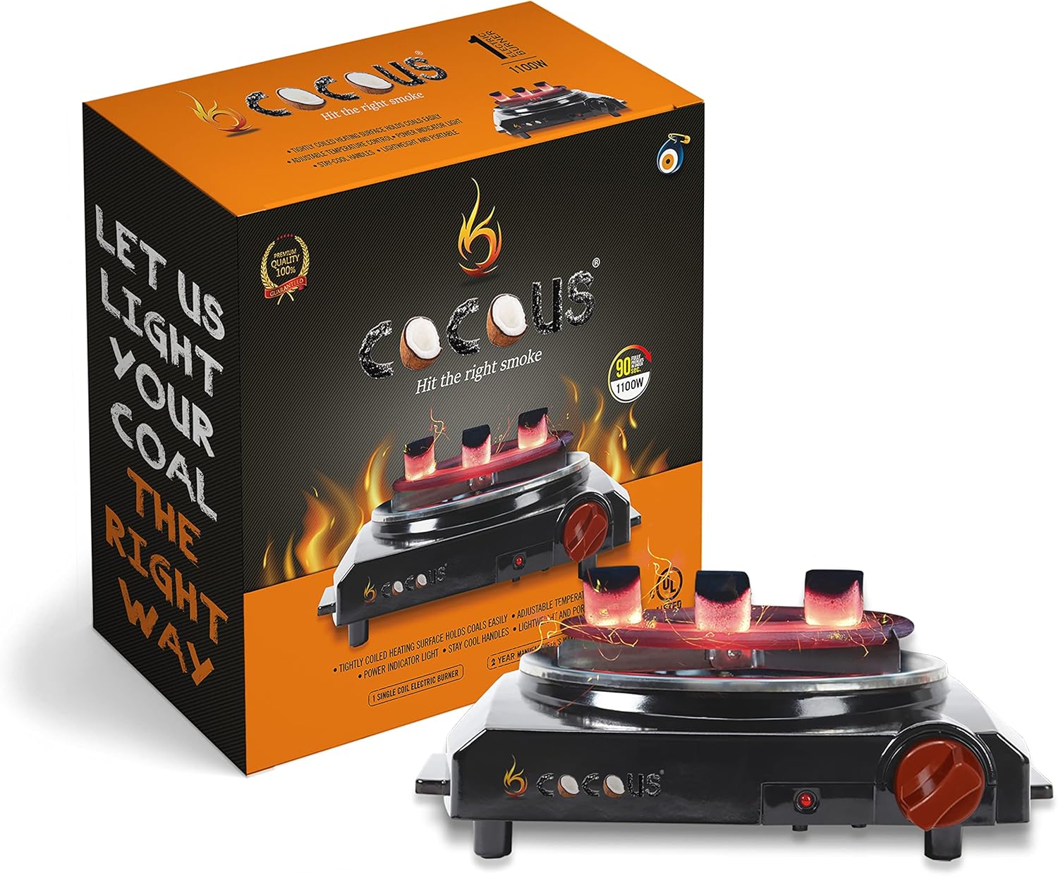 cocous-burner-1100w CocoUS Hookah Coal Burner 1100W - Image 1