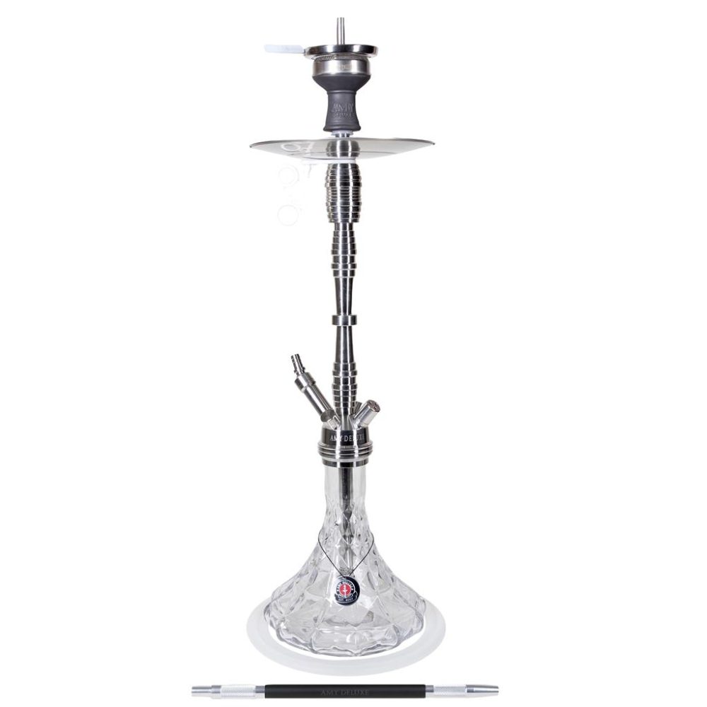 AMY Deluxe Trilliant Hookah - Stainless Steel - Image 1