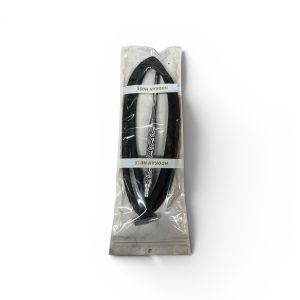 Aura Strike Series Silicone Hookah Hose – Striped Black